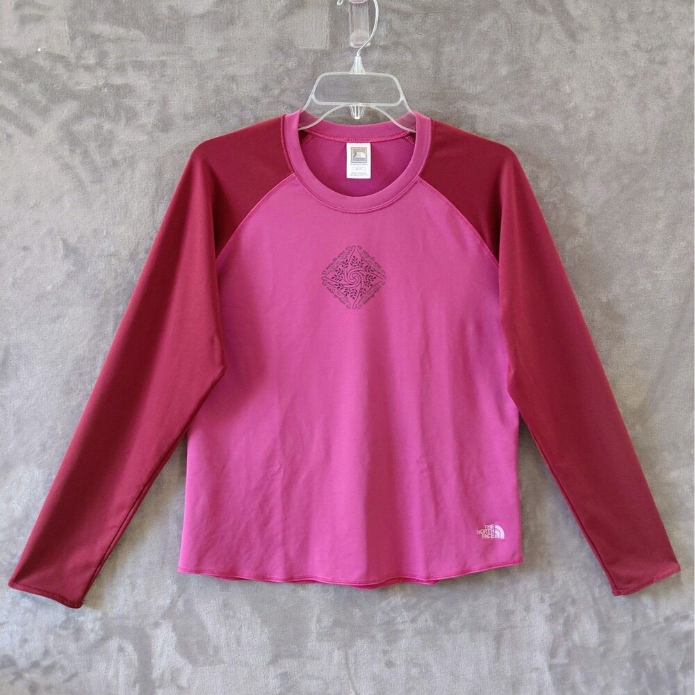 North Face Performance VaporWick Two-Tone T-Shirt Women's XL Gorpcore Outdoors